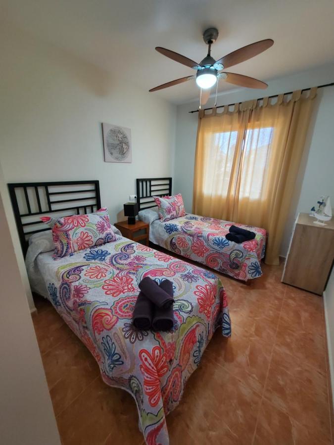 Ático dúplex con piscina privada y vistas al mar en Paraíso de Vera! Exterior foto