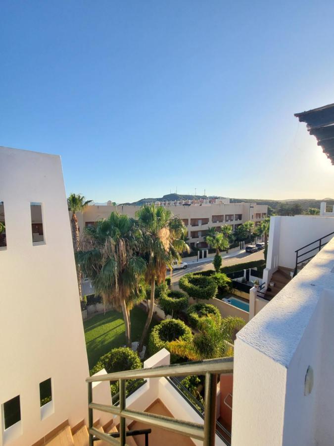 Ático dúplex con piscina privada y vistas al mar en Paraíso de Vera! Exterior foto