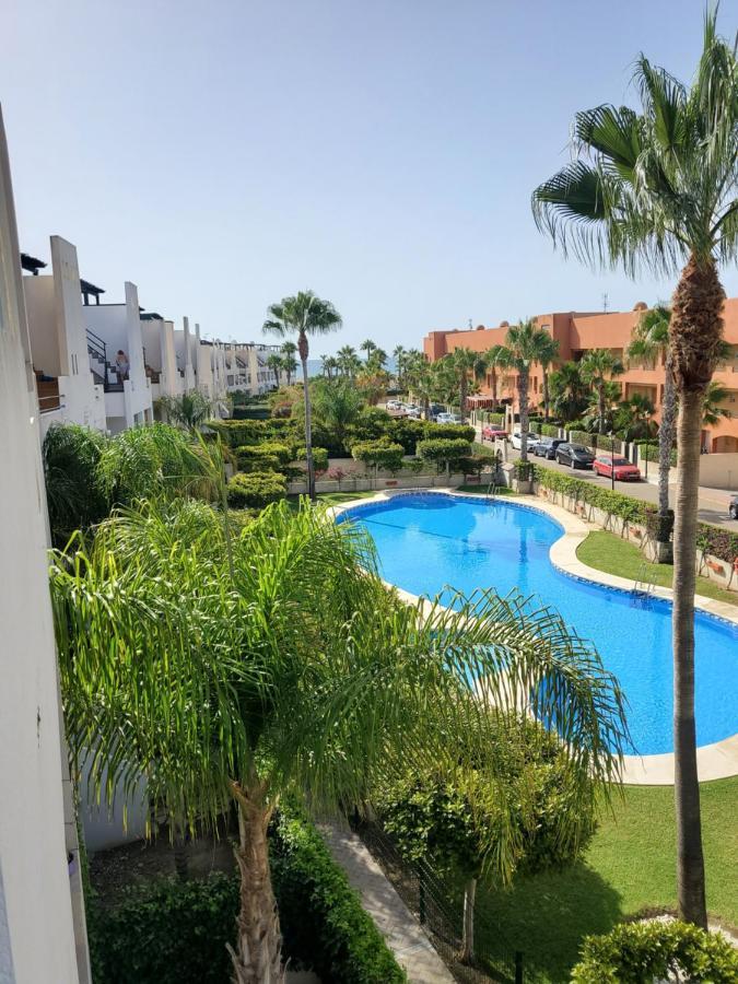 Ático dúplex con piscina privada y vistas al mar en Paraíso de Vera! Exterior foto