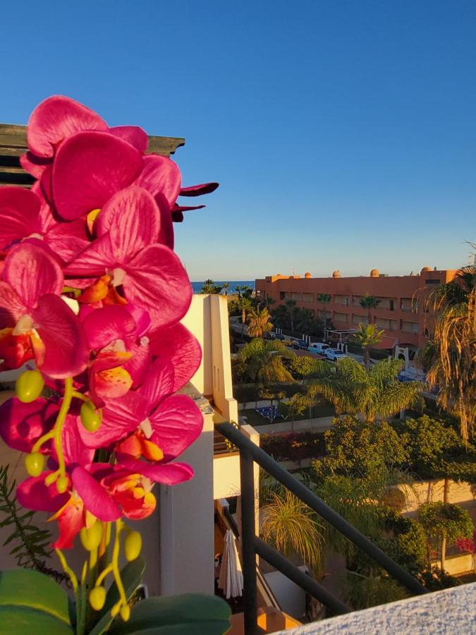 Ático dúplex con piscina privada y vistas al mar en Paraíso de Vera! Exterior foto