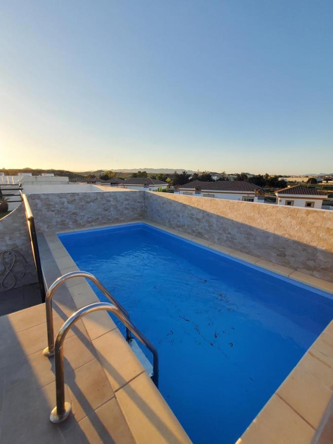 Ático dúplex con piscina privada y vistas al mar en Paraíso de Vera! Exterior foto
