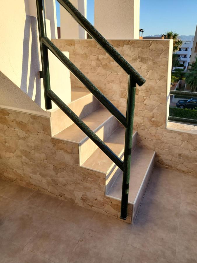 Ático dúplex con piscina privada y vistas al mar en Paraíso de Vera! Exterior foto